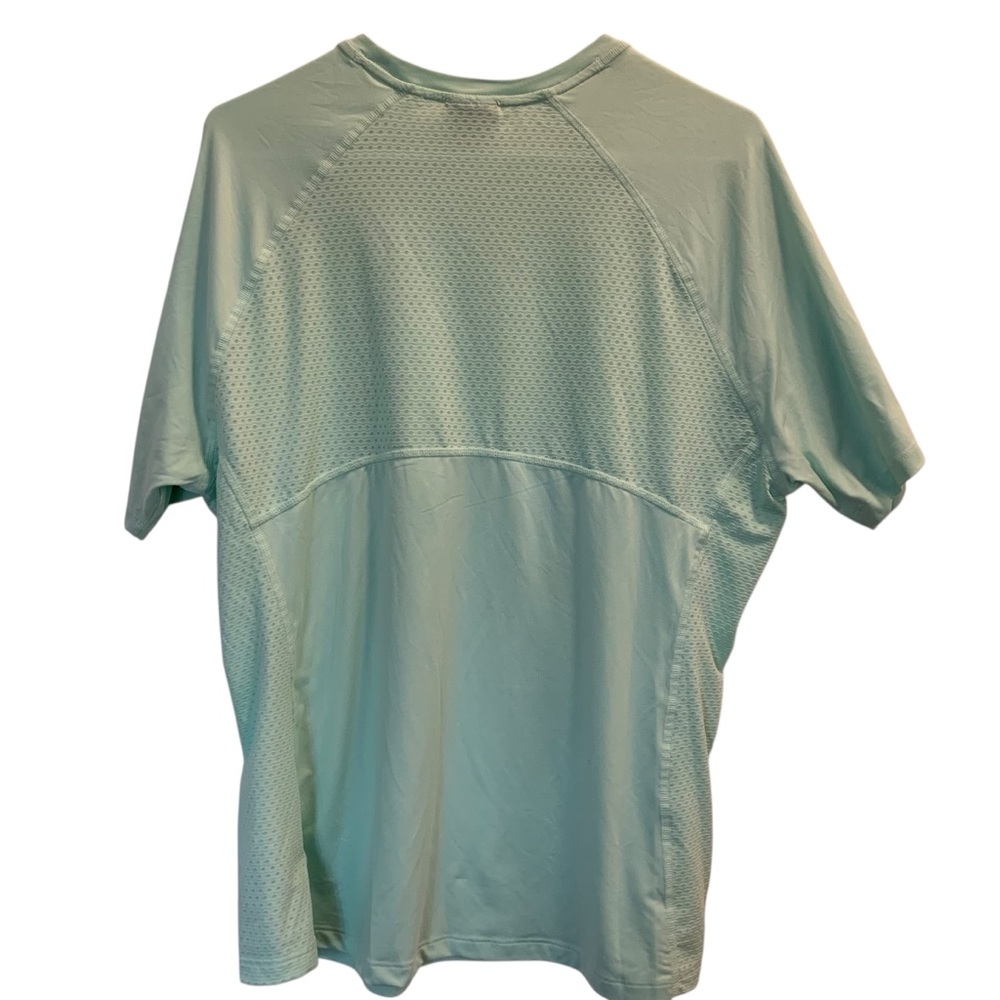Columbia Women’s Aqua Short Sleeve Performance Shirt Size XL - Picture 4 of 15